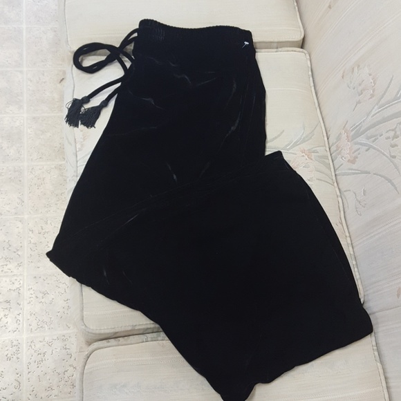 Who What Wear Pants - Black velvet pants.